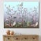 Designart - Chinoiserie With Birds and Peonies II - Traditional Canvas Wall Art Print